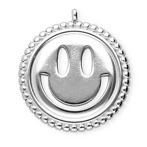BY31&reg; Colgantes Acero Inox smiley Plateado