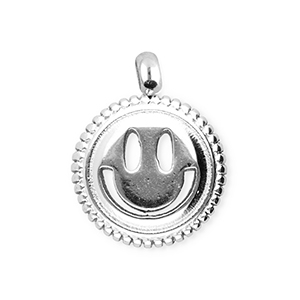 BY31&reg; Colgantes Acero Inox smiley Plateado