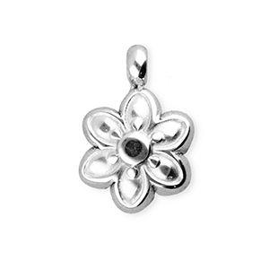 BY31&reg; Colgantes Acero Inox flor Plateado