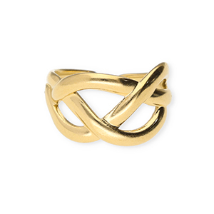 Anillos Acero Inox Dorado