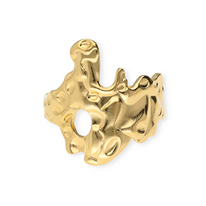 Anillos Acero Inox Dorado