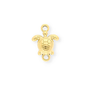 Fornituras Acero Inox entrepieza tortuga Dorado