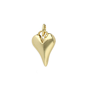 Metal TQ lat&oacute;n colgante coraz&oacute;n Dorado