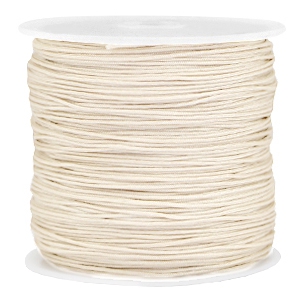 Hilo macram&eacute; 0.8mm beige