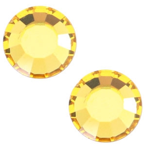 Swarovski Elements SS20 base plana (4.7mm) Light topaz yellow