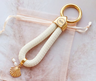 Llaveros DQ Mix&Match con cord&oacute;n estilo marino