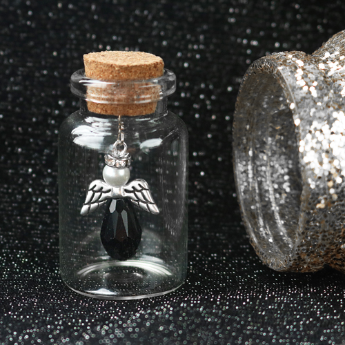 Tutorial DIY &aacute;ngeles con abalorioas faceteados gota