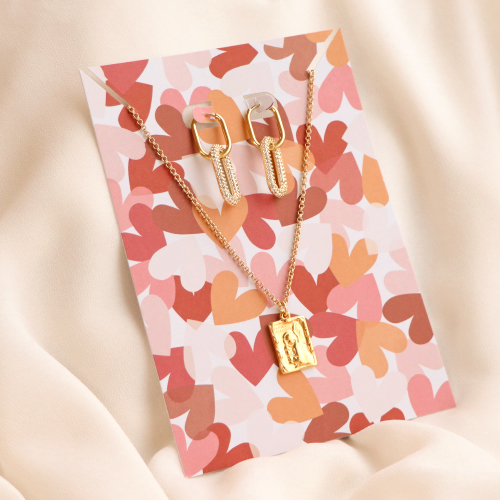 Bolsas de algod&oacute;n y tarjetas de joyer&iacute;a &uacute;nicas