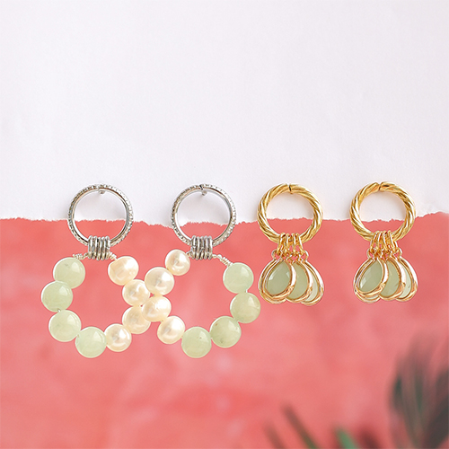 Crea pendientes elegantes con pendientes de acero inoxidable con perno