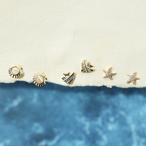 Crea una colecci&oacute;n veraniega con pendientes en metal TQ de lat&oacute;n