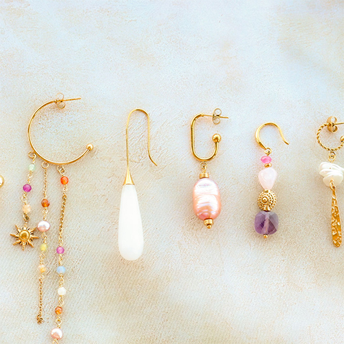 Crea preciosos pendientes con fornituras de acero inox