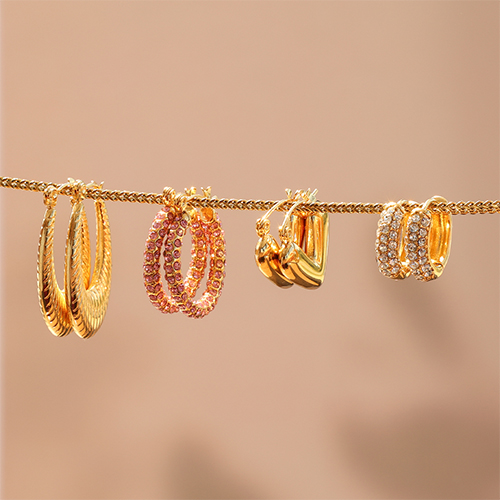 Mix & match con nuestra colecci&oacute;n de pendientes de acero inoxidable