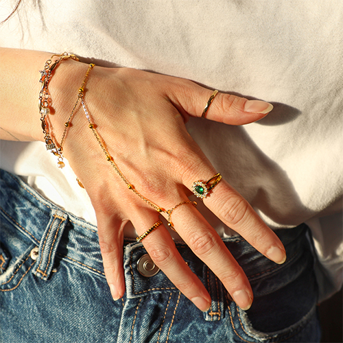 Pulseras anillo trendy para tu colecci&oacute;n