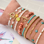 Insp&iacute;rate en estas coloridas pulseras y collares de verano 