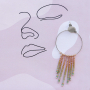As&iacute; es como hacemos hermosos collares y pendientes con cuentas Miyuki rocalla
