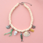 Collares statement con abalorios de silicona