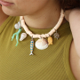 Collares statement con abalorios de silicona