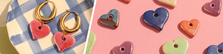 Abalorios de cerámica DQ Griegos Abalorios de cerámica DQ Griegos