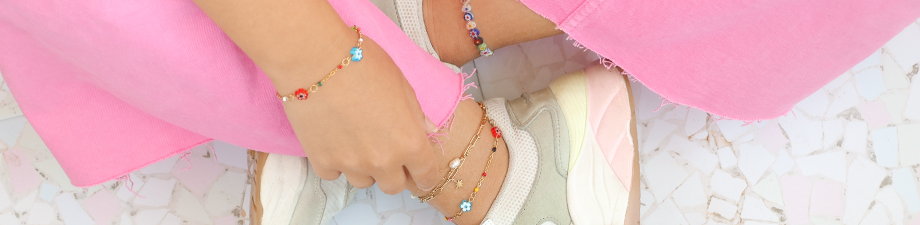 Pulseras tobillera Acero Inox  