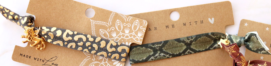 Material de enfilado con estampado animal Material de enfilado con estampado animal