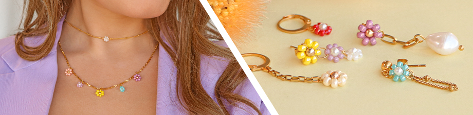 Abalorios Miyuki flor Abalorios Miyuki flor