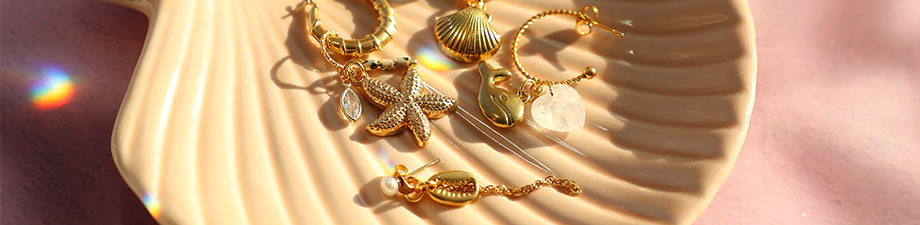 &iexcl;Novedades! Colgantes de acero inoxidable vida marina