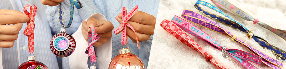 Novedad: ¡cintas con textos de colores y motivos de moda! Novedad: ¡cintas con textos de colores y motivos de moda!