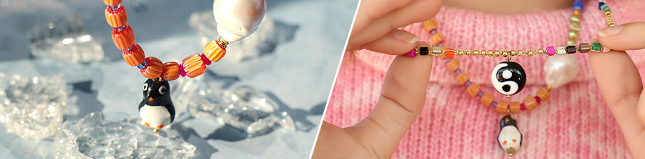 Nueva colección de preciosos abalorios de vidrio Nueva colección de preciosos abalorios de vidrio