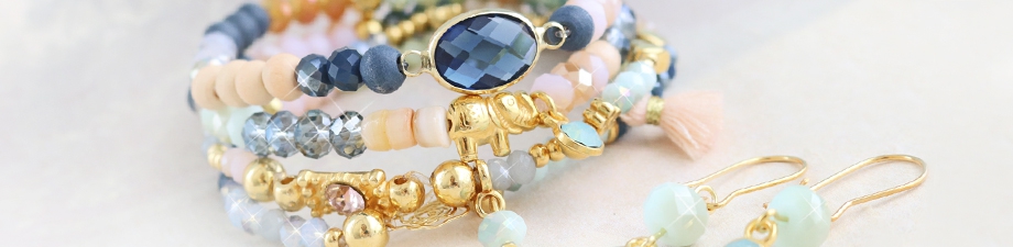 Abalorios faceteados diversos