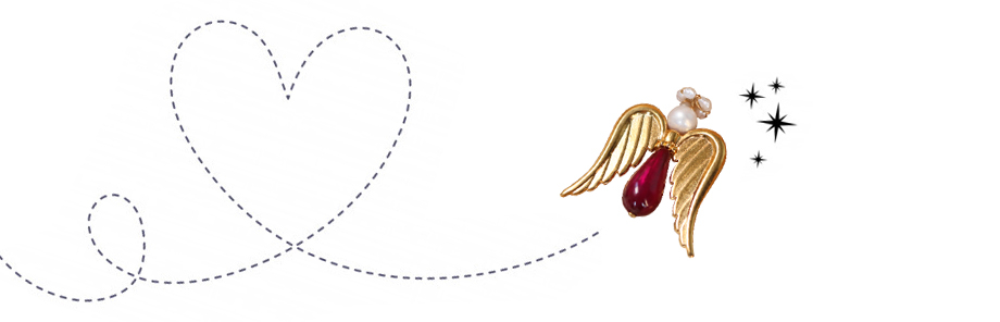 Oorbellen en geluksengeltjes van facet en Polaris druppels